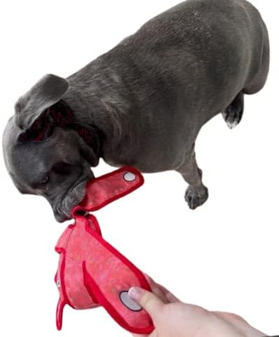 צעצועי כלבים קשוחים עמידים קשוחים | צעצועי כלבים חזקים עם שכבות מרובות למשיכה, להביא, משיכה | צעצועי משחק כלבים